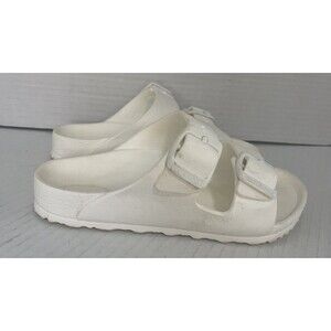 Birkenstock Sandals White‎ Size 28 Arizona EVA Kids Waterproof Slip-On Toddler